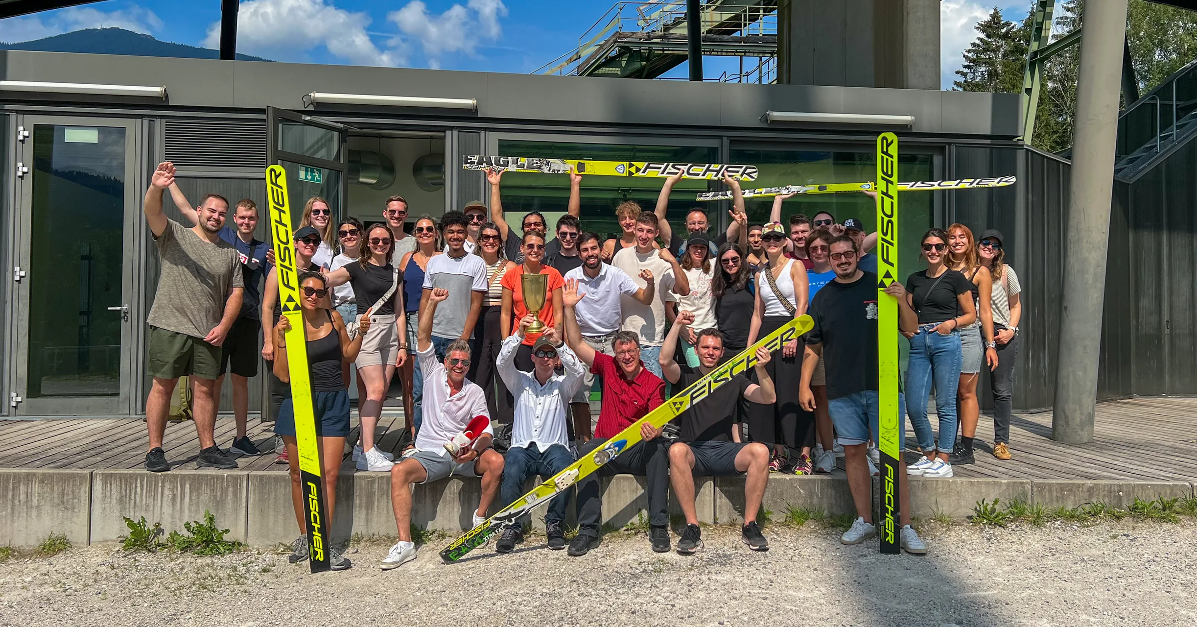 paricon group photo at the 2024 summer party